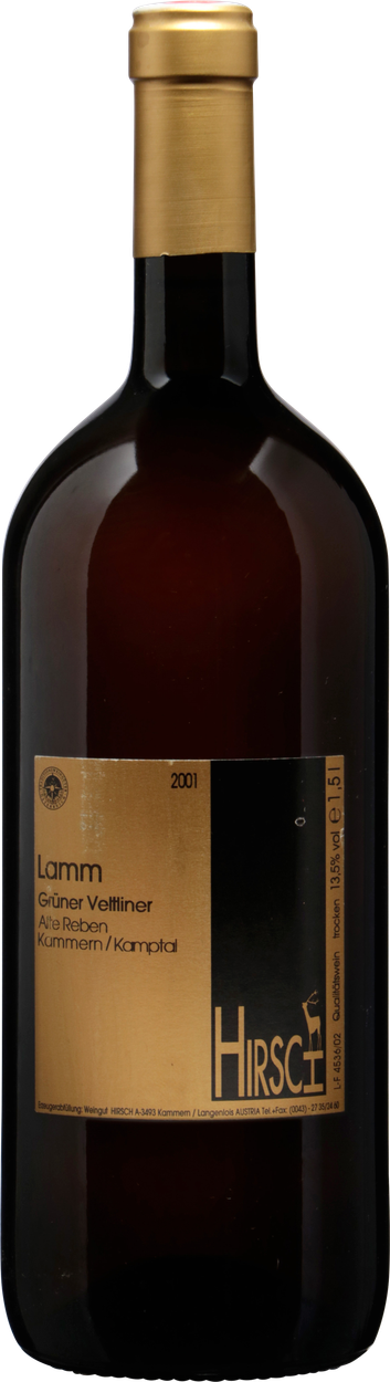 Rarität Grüner Veltliner Lamm Alte Reben 2001 von HIRSCH aus Österreich