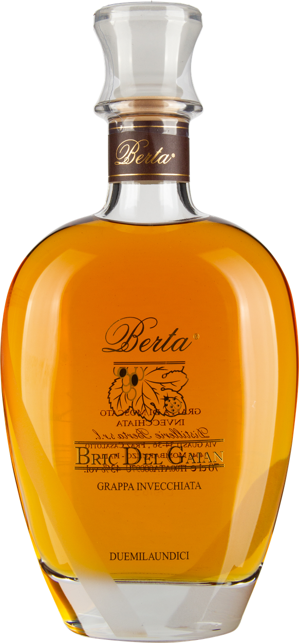 Bric del Gaian Grappa Moscato 2016 von BERTA aus Italien