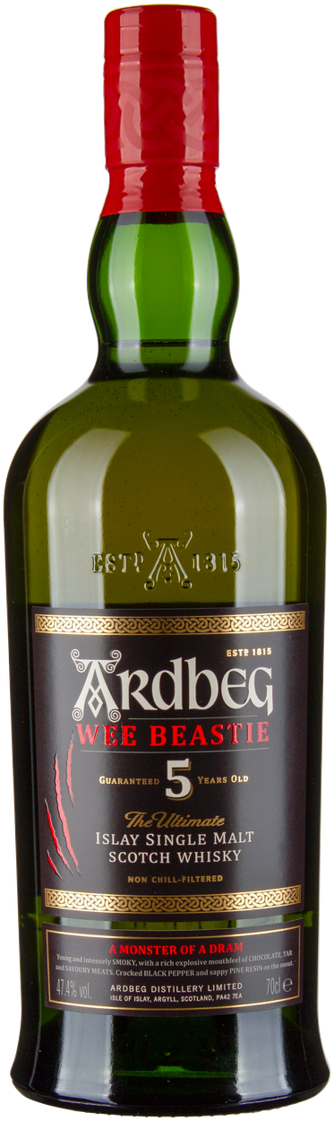 Wee Beastie 5 Years Old Islay Single Malt Scotch von ARDBEG aus Großbritannien