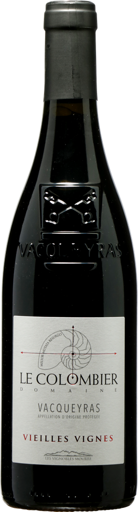 Wein aus Frankreich Vacqueyras Vielles Vignes bio 2022 Glasflasche