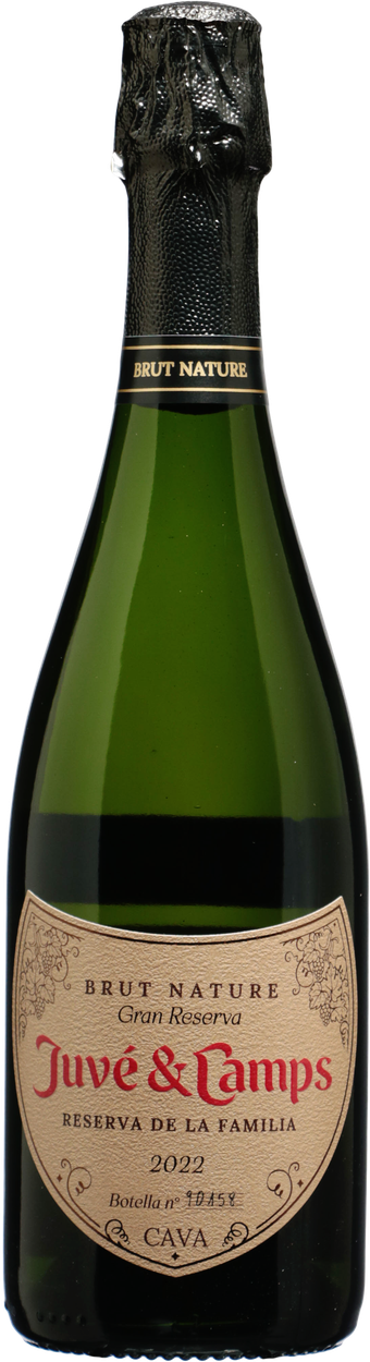 Brut nature Cava de la Familia Reserva 2022 von JUVE Y CAMPS aus Spanien