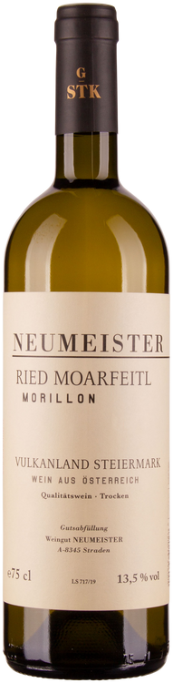 Morillon Ried Moarfeitl GSTK Vulkanland Steiermark DAC bio 2019