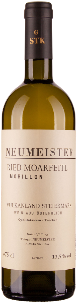 Wein aus Österreich Morillon Ried Moarfeitl GSTK Vulkanland Steiermark DAC bio 2022 NEUMEISTER