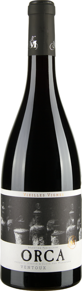 Wein aus Frankreich Ventoux rouge Orca 2021 Glasflasche
