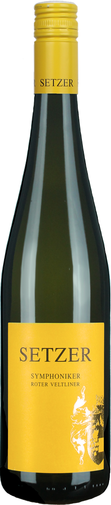 Wein aus Österreich Roter Veltliner Symphoniker 2023 Glasflasche