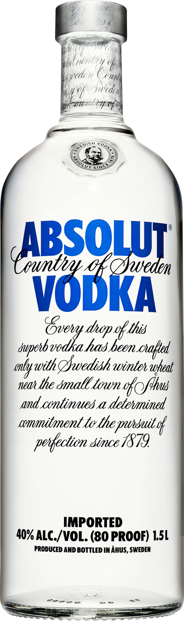Vodka von ABSOLUT aus Schweden