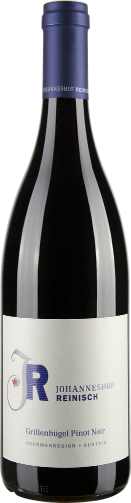 Wein aus Österreich Pinot Noir Grillenhügel bio 2020 Glasflasche