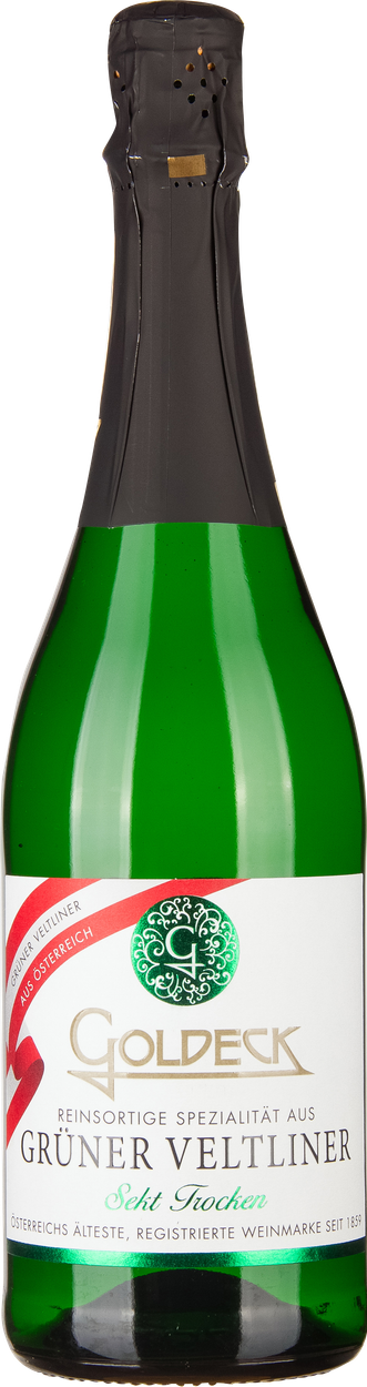 Grüner Veltliner Sekt von GOLDECK aus Österreich
