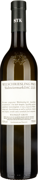 Welschriesling PRO. Südsteiermark DAC 2020