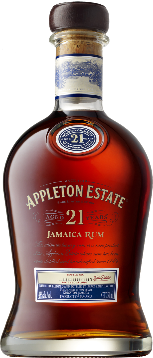 21 years Rum von APPLETON ESTATE aus Jamaika