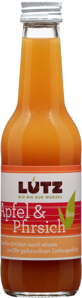 W Apfel & Pfirsichsaft bio LUTZ