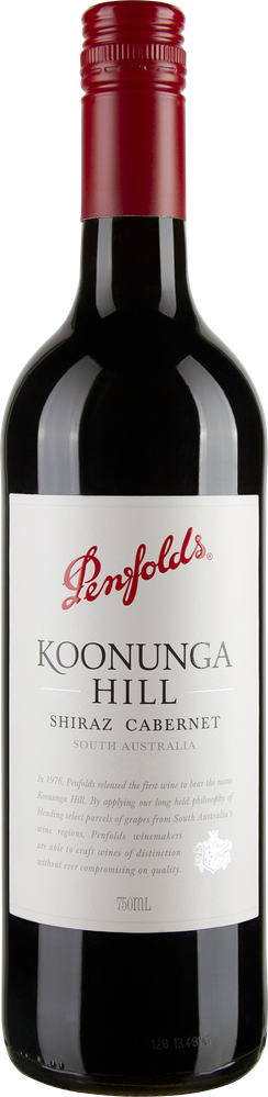 Wein aus Australien Shiraz Cabernet-Sauvignon Koonunga Hill 2021 Glasflasche