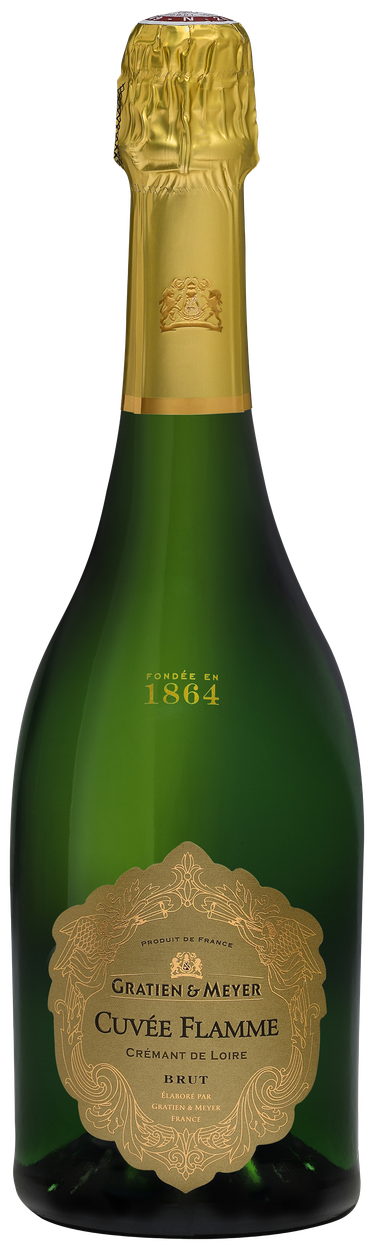 Crémant Cuvée Flamme Brut von GRATIEN & MEYER aus Frankreich