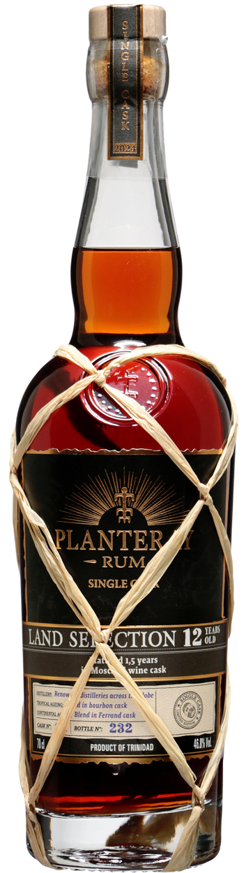 Land Selection 12 years Single Cask Collection 2024 46,8% vol Moscatel Cask Finish von PLANTERAY aus Barbados