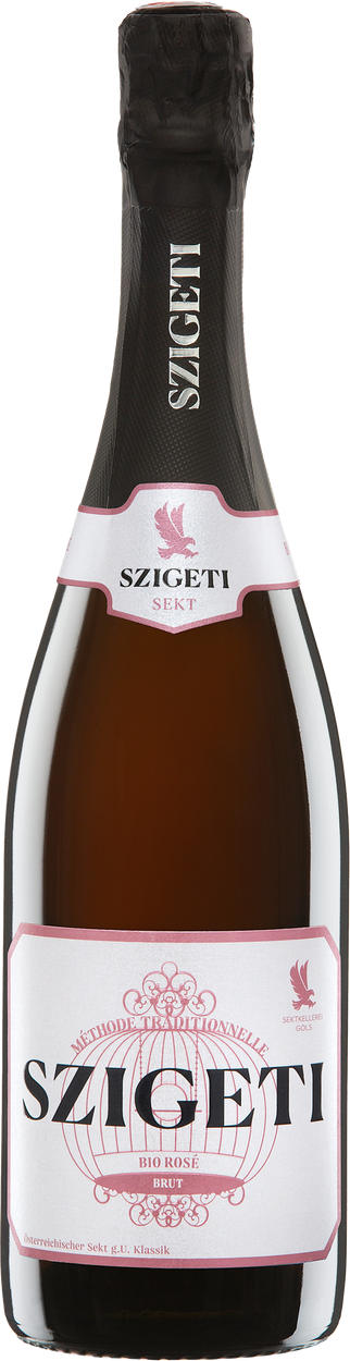 Brut Rosé Sekt bio von SZIGETI aus Österreich
