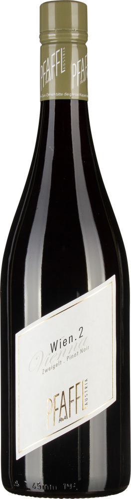 Wein aus Österreich Wien 2 2023 Glasflasche