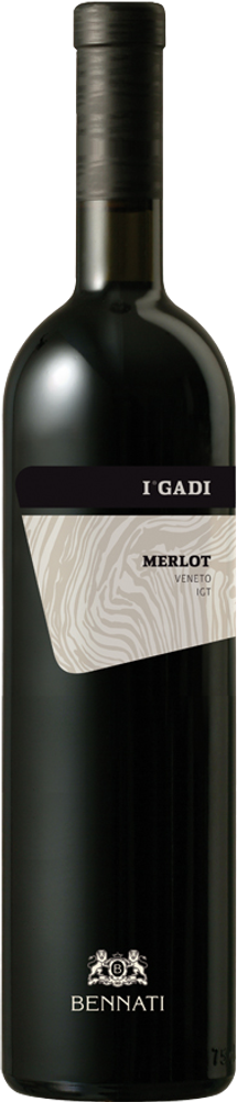 Wein aus Italien Merlot Veneto I Gadi 2022 Glasflasche