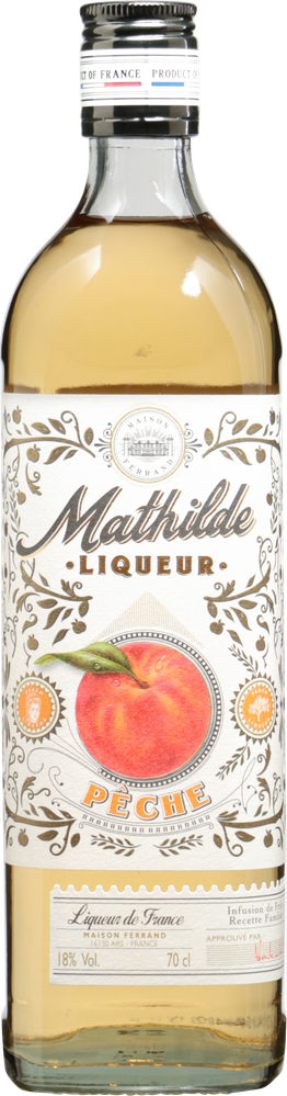 WFrankreich Pfirsich Liqueur MATHILDE