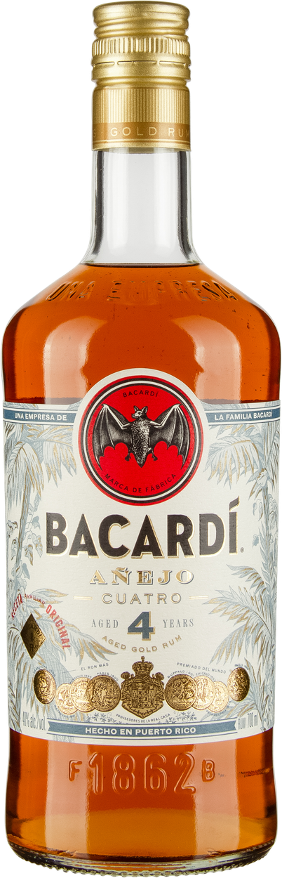 Anejo Cuatro 4 years von BACARDI aus Puerto Rico