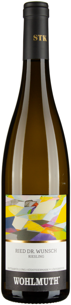 Wein aus Österreich Riesling Dr. Wunsch 2022 Glasflasche