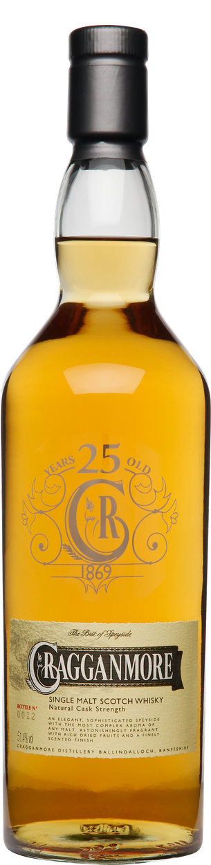 25 years Speyside Single Malt Scotch Whisky von CRAGGANMORE aus Großbritannien