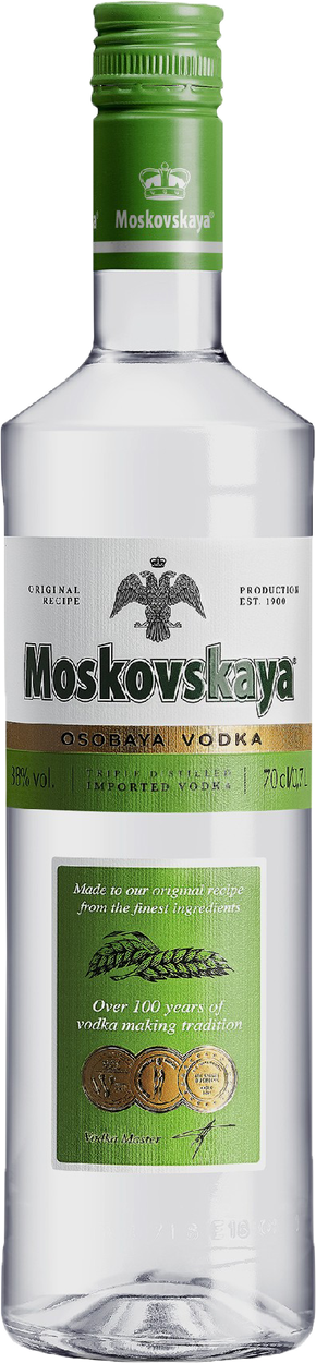 Vodka von MOSKOVSKAYA aus Lettland