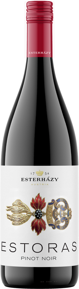 Wein aus Österreich Estoras Pinot Noir 2021 Glasflasche