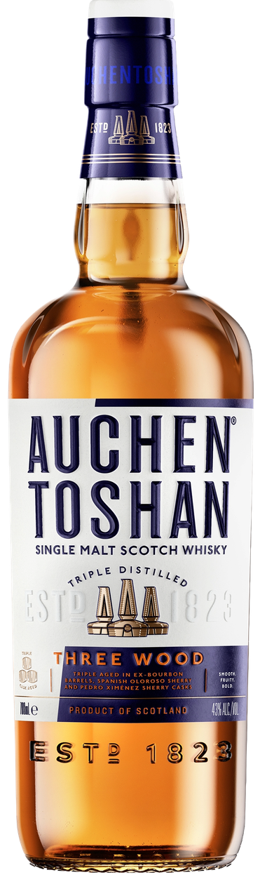 Three Wood Lowland Single Malt Scotch Whisky von AUCHENTOSHAN aus Großbritannien