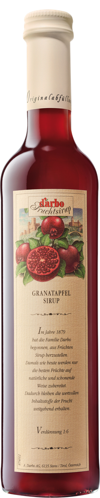 WÖsterreich Granatapfel Sirup DARBO
