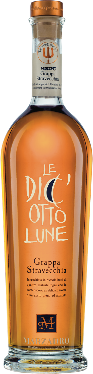 Grappa Dic'otto Lune von MARZADRO aus Italien