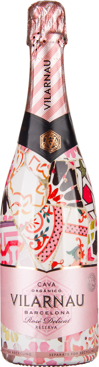 Cava Trencadis Sleeve Rosé bio von VILARNAU aus Spanien