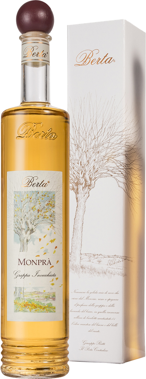 Grappa Invecchiata Monprà von BERTA aus Italien