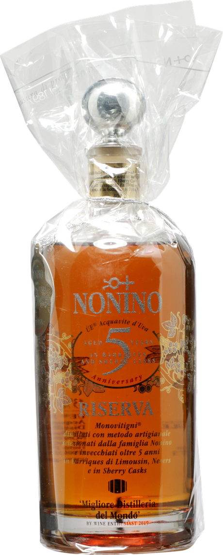 5 anni Ùe Riserva Grappa von NONINO aus Italien