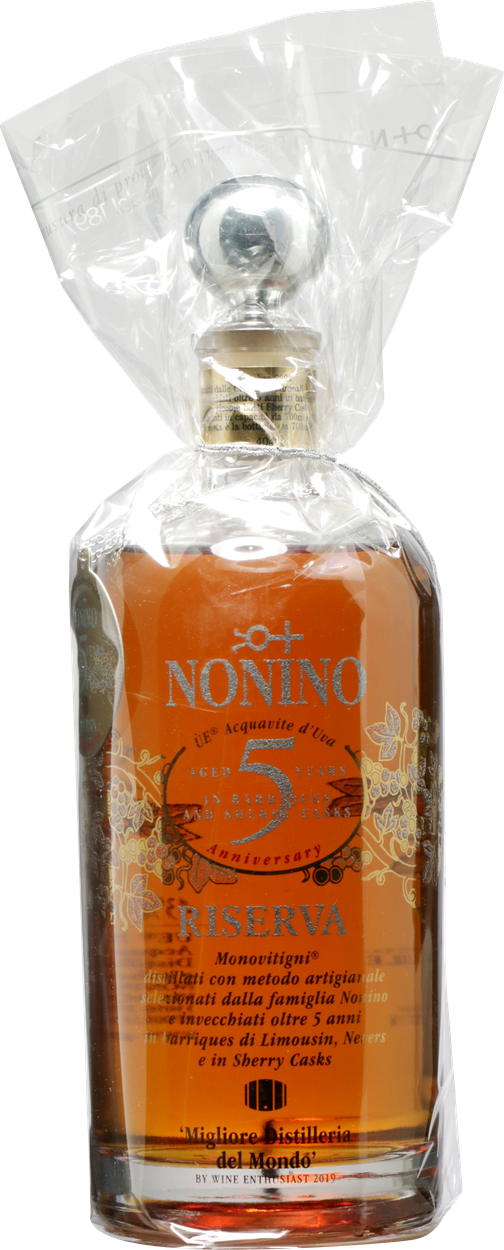 5 anni Ùe Riserva Grappa von NONINO aus Italien