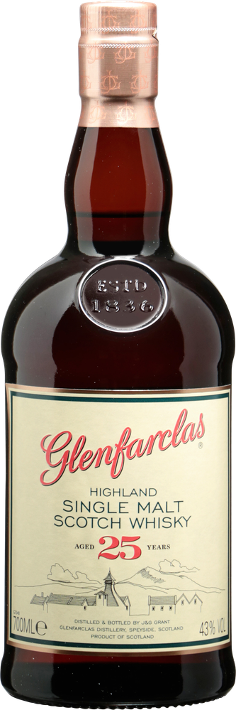 WGroßbritannien 25 years Highland Single Malt Scotch Whisky GLENFARCLAS