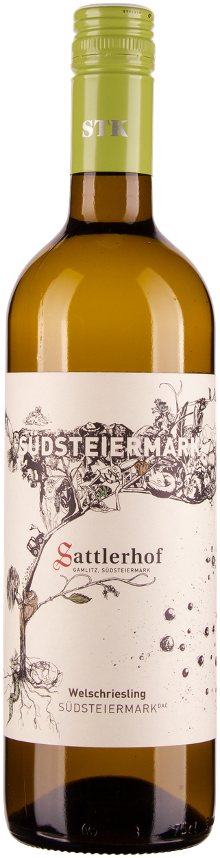 Welschriesling Südsteiermark DAC bio 2024 von SATTLERHOF aus Österreich