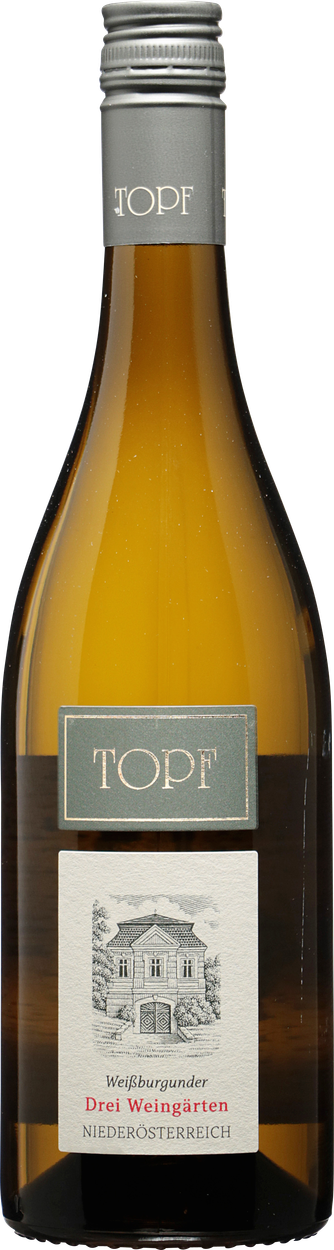 Weißburgunder Drei Weingärten bio 2023 von TOPF aus Österreich