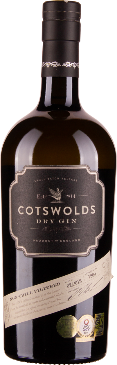 Dry Gin von COTSWORLDS aus Großbritannien