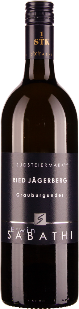 Wein aus Österreich Grauburgunder Ried Jägerberg 1STK Südsteiermark DAC bio 2022 Glasflasche