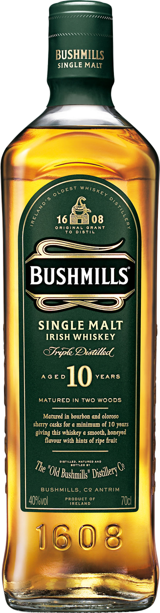 10 years Irish Single Malt Whiskey von BUSHMILLS aus Irland