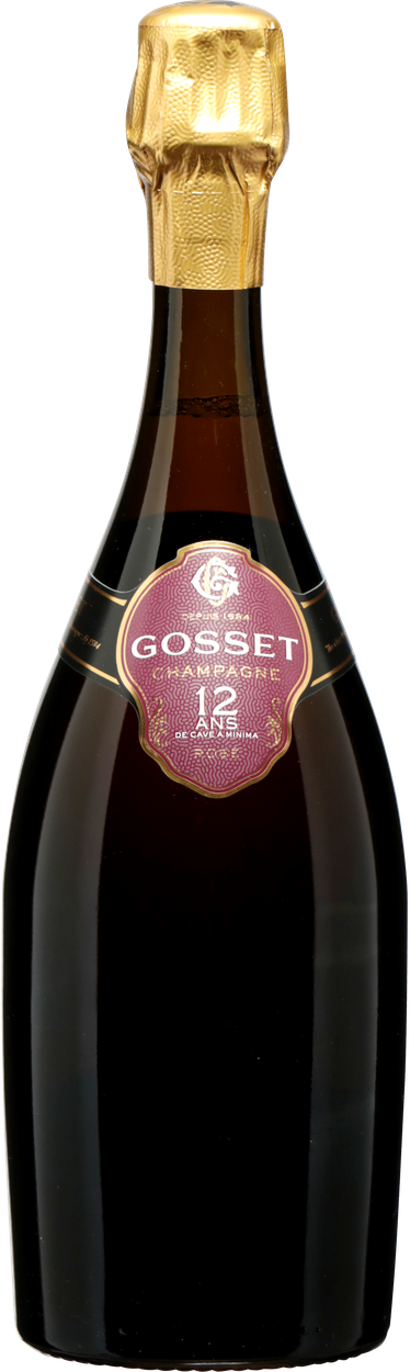 12 Ans de Cave a Minima Rosé im Geschenkkarton von GOSSET aus Frankreich