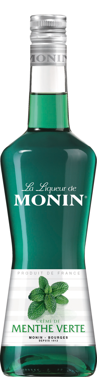 Crème de Menthe Verte von MONIN aus Frankreich