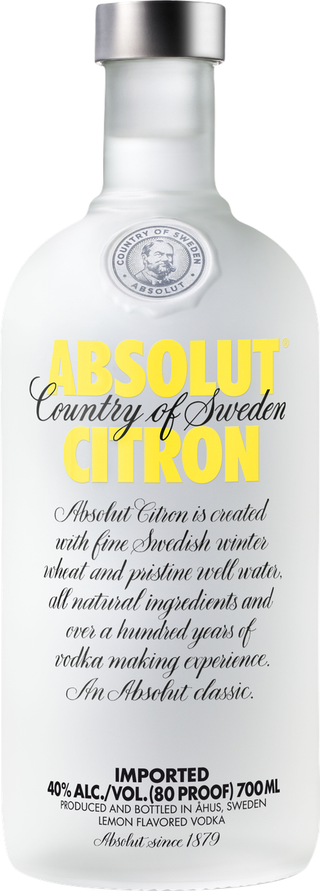 Citron Flavoured Vodka von ABSOLUT aus Schweden
