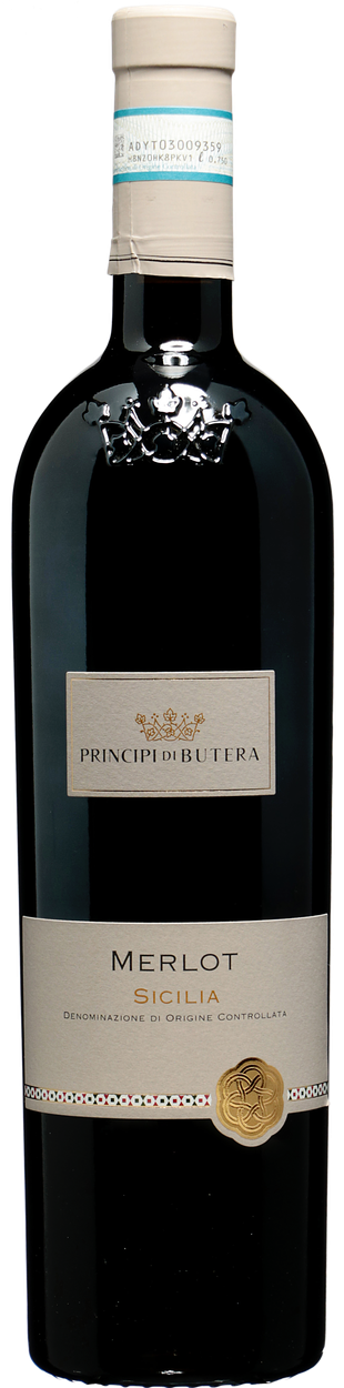 Merlot 2021 von PRINCIPI DI BUTERA aus Italien