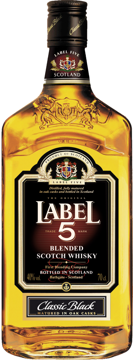 Blended Scotch Whisky von LABEL 5 aus Großbritannien