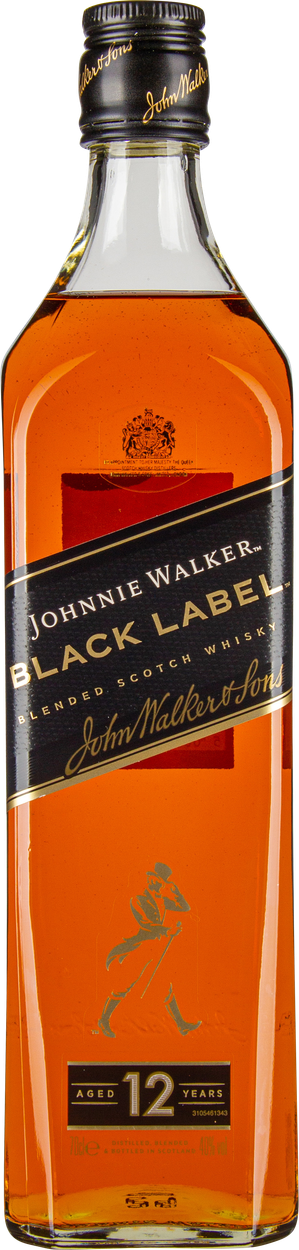 12 years Black Label Blended Scotch Whisky von JOHNNIE WALKER aus Großbritannien