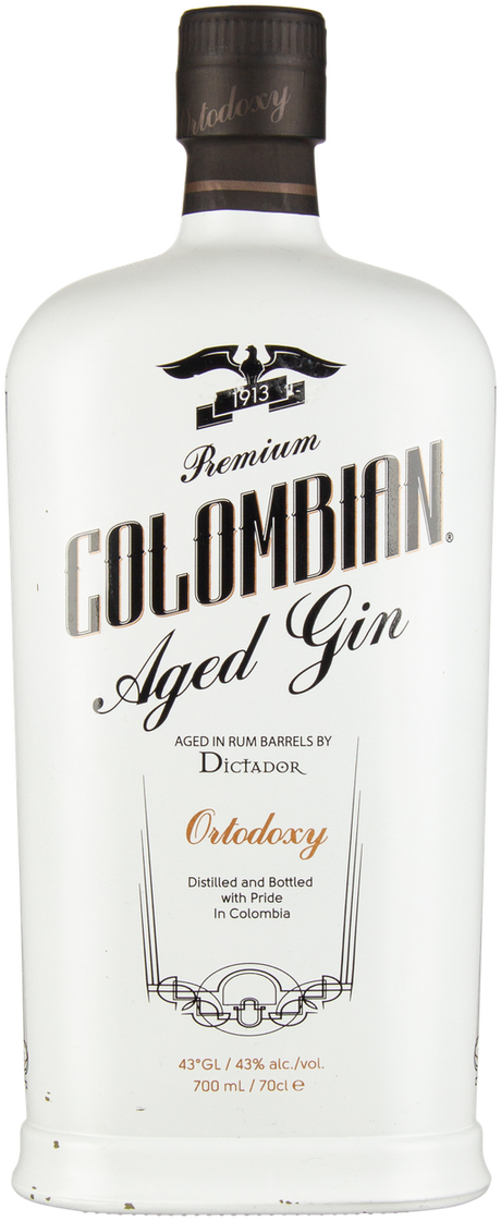 Colombian Aged Gin Ortodoxy von DICTADOR aus Kolumbien