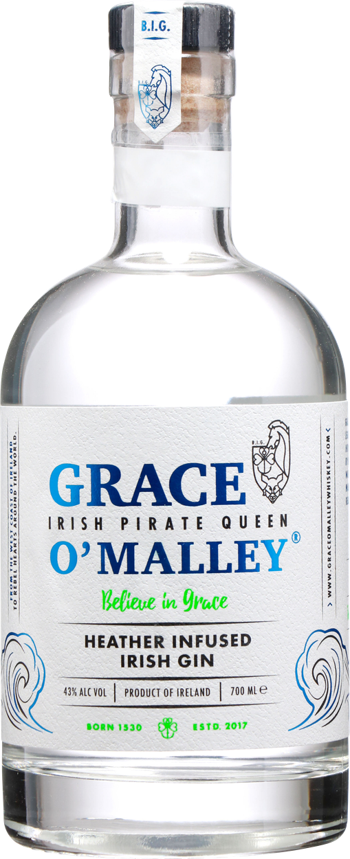 Heather infused Gin von GRACE O MALLEY aus Irland
