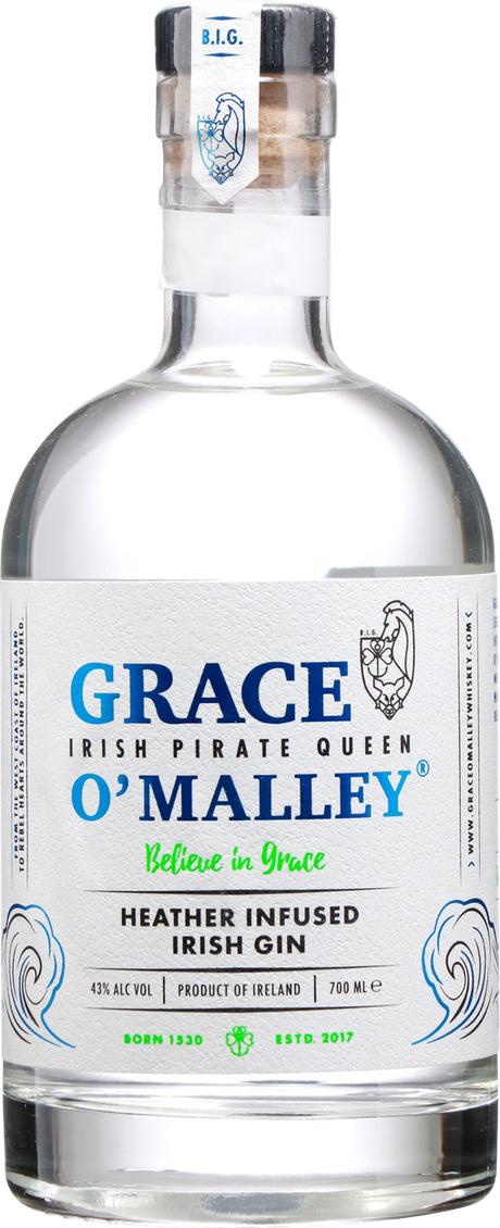 Heather infused Gin von GRACE O MALLEY aus Irland
