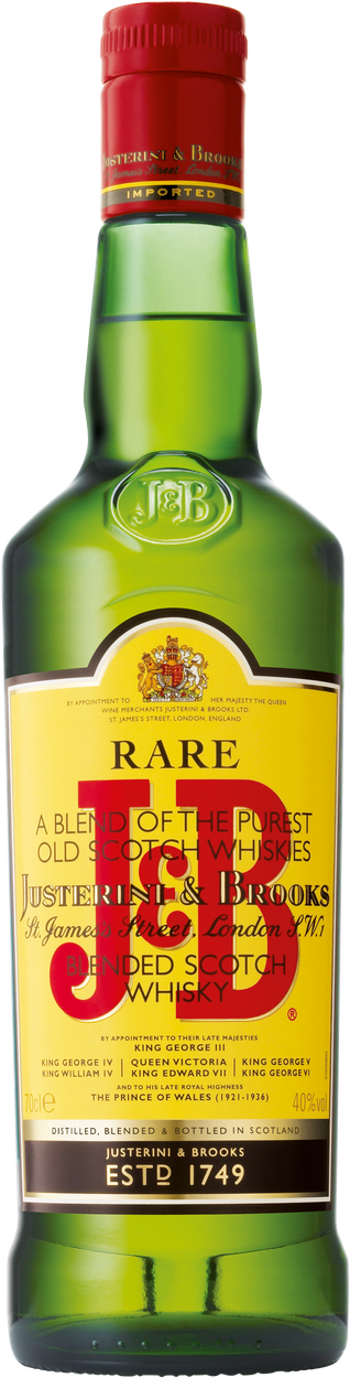 Rare Blended Scotch Whisky von J & B aus Großbritannien